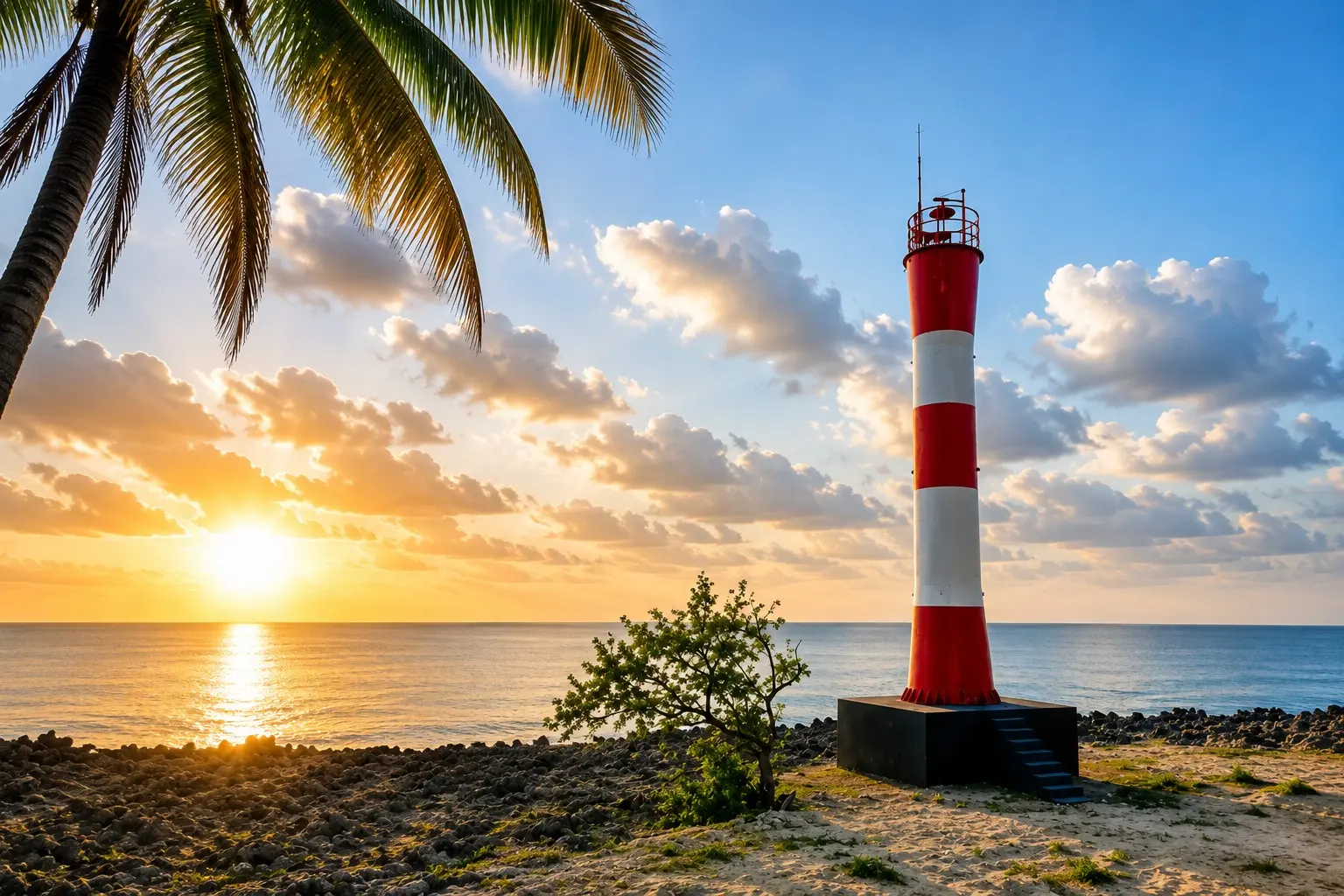 Dimar entrega los faros Cayo Palma y Cove Rojo en San Andrés y Providencia