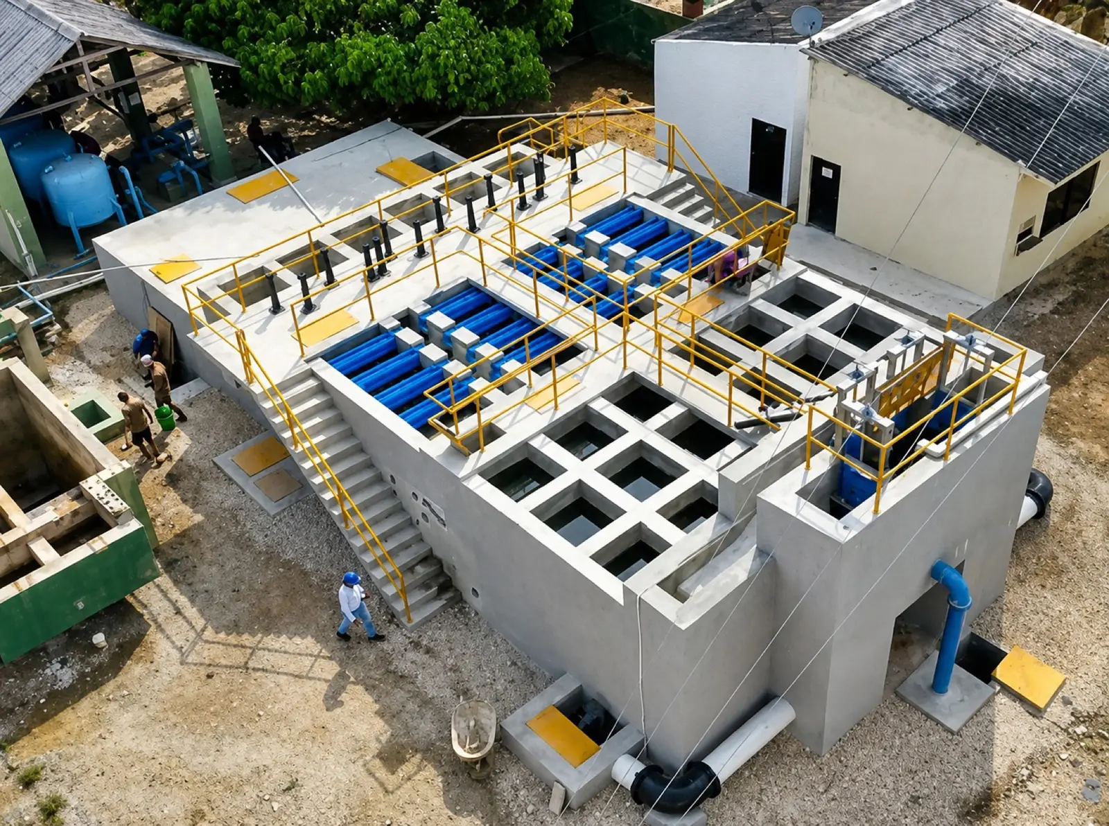 Planta de Tratamiento de Agua Potable en la Base de Entrenamiento de Infantería de Marina